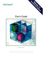 Cover: OSF/Motif User’s Guide