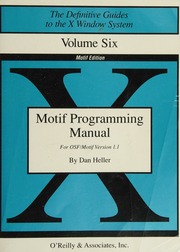 Cover: Motif Programming Manual