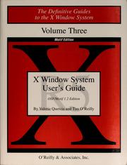 Cover: X Window System User’s Guide