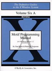 Cover: Motif Programming Manual